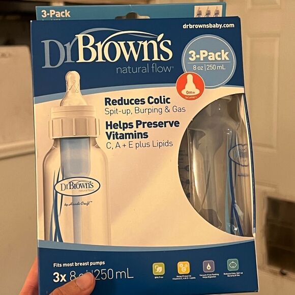 NEW Dr. Browns three pack anti colic baby bottles - Picture 1 of 2